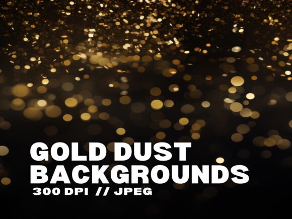 15 Festive Gold Dust Backgrounds