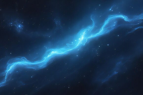 A Blue Light in Space