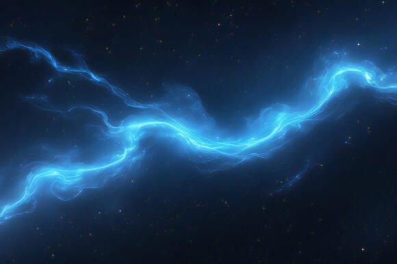 A Blue Light in the Sky: A Stunning Background for Creative Projects