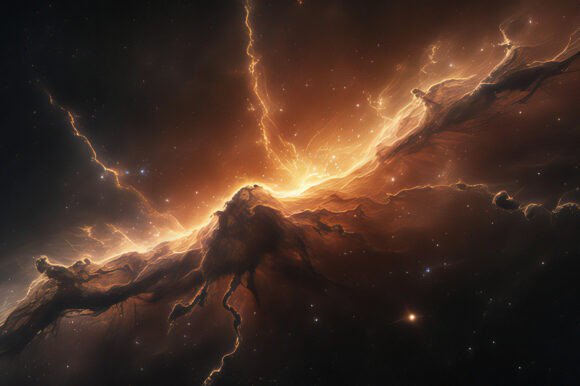A Bright Light in the Sky Background: A Versatile Design Resource