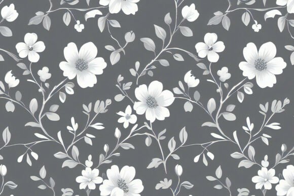 A Pattern of White Flowers