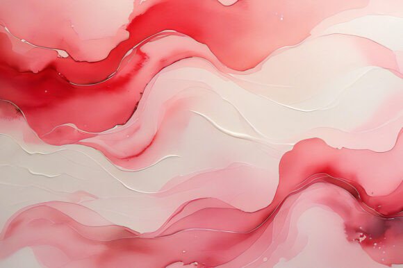 A Red and White Liquid Background: A Versatile Design Element