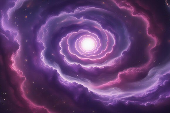 A Spiraling Light in Space: Enhancing Creative Projects with a Stunning Background Image