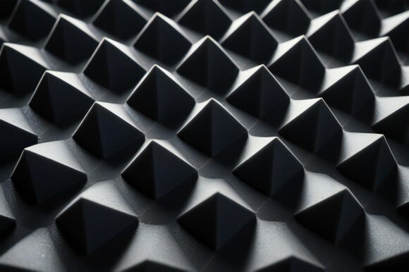 Abstract Dark Black Background: A Versatile Design Essential