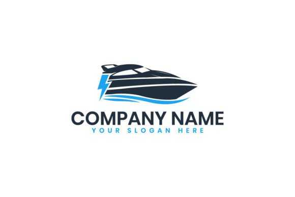 Boat Vactor Logo Design for Nautical: Power Up Your Brand with a Modern Vector Logo