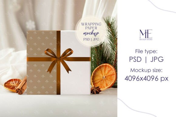 Christmas Wrapping Paper Mockups: A Creative Tool for Designers and Businesses