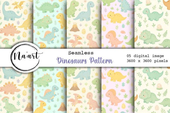 Dinosaurs Pattern for Creative Projects