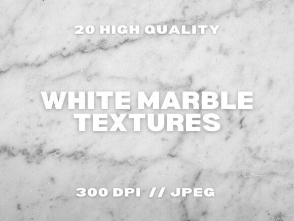 Elevate Your Designs: 20 Elegant White Marble Textures for Creative Projects