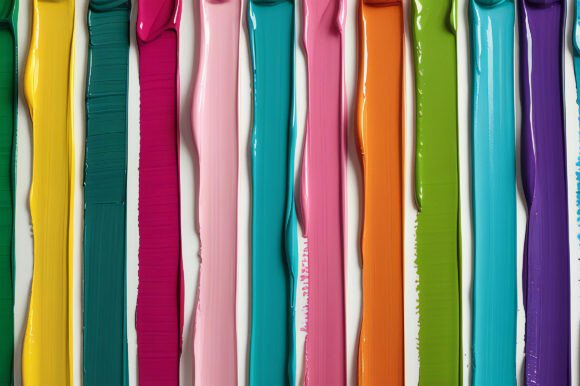 Enhance Your Creative Projects with A Group of Paint Dripping Down
