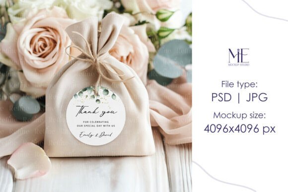 Favor Tag Mockup, Gift Tag Mockup Squar: A Versatile Tool for Creative Professionals