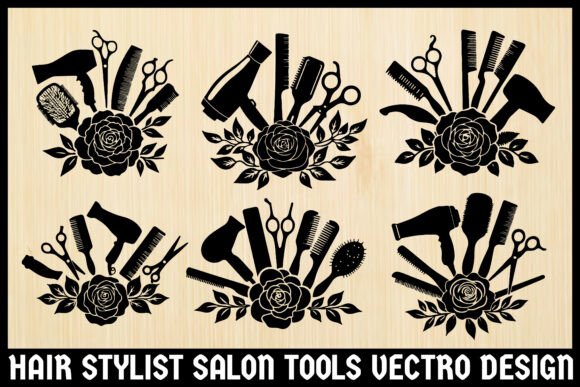 Hair Stylist Tools SVG Bundle: A Creative Resource for Beauty Professionals