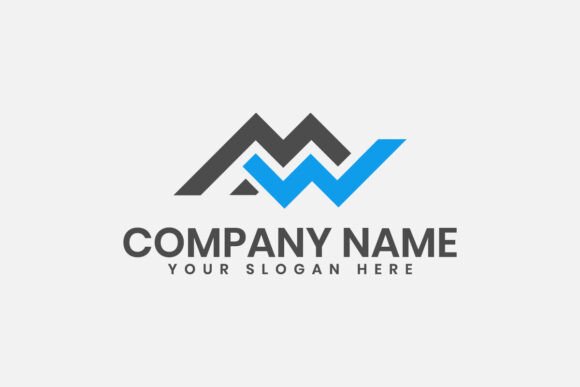 Modern Abstract MW Company Logo Vector: A Versatile Branding Solution