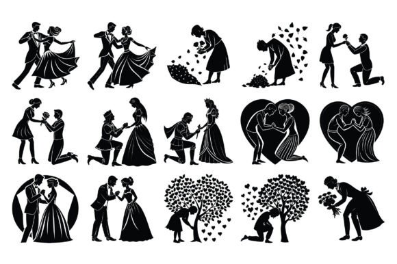 Valentine Flat Isolated Vector
